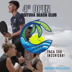 4º Open Boituva Beach Club - "Categoria Masculina ""Pro/A"""