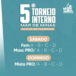 5º Torneio Interno Mar de Minas - Duplas Masculina B