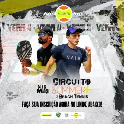 CBBT100/FNBT100 - CIRCUITO SUMMER RN BEACH TENNIS - 2ª ETAPA - AMADORES - Simples Feminina D