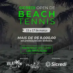 SICREDI OPEN DE BEACH TENNIS - Infantil Sub10