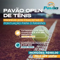 1ª PAVÃO OPEN DE TÊNIS  - ATP 500