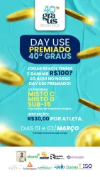 Day Use Premiado - Misto e Sub 15  - Categoria Misto D