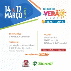 Circuito Verão Sicredi de Beach Tennis - Circuito Verão Sicredi - Feminino C