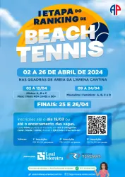 I Etapa do Ranking de Beach Tennis 2024 - MASCULINO C