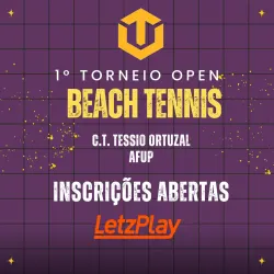 C.T. TESSIO ORTUZAL  1° Torneio de Beach Tennis  - COMBINADO MASCULINO 80+ C/Iniciante