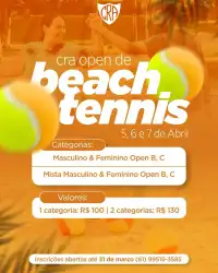 CRA Open de Beach Tennis - FEMININA C