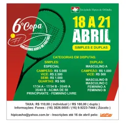 6° Copa Guilherme Alves de Freitas - Dupla Masculino B