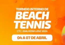Torneio Interno de Duplas de Beach Tennis CTC/Joalheria Lenz 2024 - Sub 14 (Sexta-feira)
