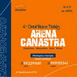 4o open de beach tênis arena canastra - Feminino A