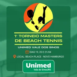 1º Torneio Masters de Beach Tennis Unimed Vale do Sinos - +40 - Dupla Masculina