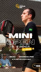MINI OPEN DE QUINTA (no sábado) (30/03/2024) - MASCULINO - MASCULINO A+B