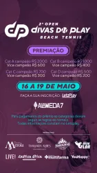 2º OPEN DIVAS DO PLAY - BEACH TENNIS - MASCULINO C