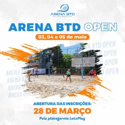 1° OPEN ARENA BTD de Beach Tennis - MASCULINO B