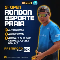 5º Open Rondon Esporte Praia (Uberlândia - MG) - Dupla Masculino C