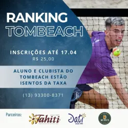 Ranking TomBeach C/D feminino