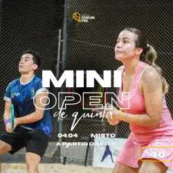 MINI OPEN DE QUINTA (04/04/2024) - MISTA - MISTA INICIANTE