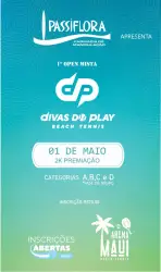 1º OPEN MISTA DIVAS DO PLAY BEACH TENNIS - Mista C