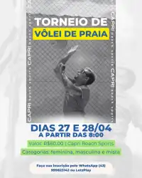 Torneio de Vôlei de Praia Capri  - Mista