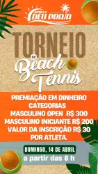TORNEIO DEU PRAIA - MASCULINO INICIANTE