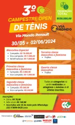 3º Campestre Open de Tênis "Via Mondo Renault" - 3Âª Classe Masculina