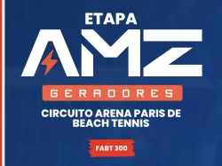 FABT300 - ETAPA AMZ - CIRCUITO PARIS DE BEACH TENNIS - AMADORES - Dupla Feminina E