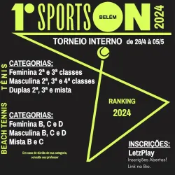 1ª ETAPA RANKING SPORTS ON  - BEACH TENNIS MASCULINA B