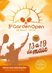 3º Garden Open de Beach Tennis - Dupla Masculino - D