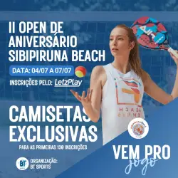 2º OPEN DE ANIVERSÁRIO SIBIPIRUNA BEACH  - Masculino D