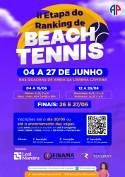 II Etapa do Ranking de Beach Tennis AP - MASCULINO B