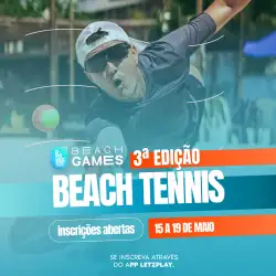  FPEBT200 - 3º Prainha Beach Games - Beach Tennis  - Dupla Feminina C