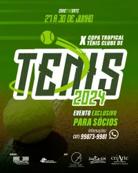 X Copa Tropical Tênis Clube de Tênis 2024 - 4Âª CLASSE MASCULINO