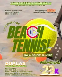 2º TORNEIO BEACH TENNIS IATE CLUBE - CATEGORIA B - FEMININA