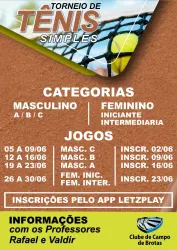  8º Torneio de Tênis Simples CCB - Masculino C
