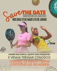 Torneio G3 de Beach Tennis e Futevôlei - MISTA - Beach Tennis Categoria Mista Iniciante