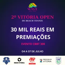 IFBT / CBBT300 / FECABT300 - 2º VITORIA OPEN DE BEACH TENNIS - Dupla Masculina 60+
