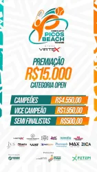 CIRCUITO PICOS BEACH TENNIS - ETAPA VIRTEX - MASCULINA OPEN