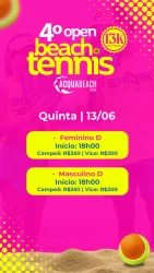 4º OPEN ACQUA BEACH - MASCULINA D
