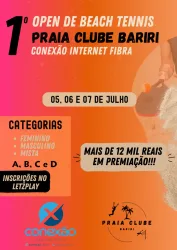 1° OPEN DE BEACH TENNIS PRAIA CLUBE BARIRI - CONEXÃO INTERNET FIBRA - MASCULINA C