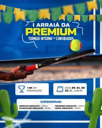 I ARRAIÁ DA ARENA PREMIUM - FEMININO OPEN