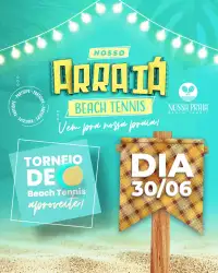 1º Torneio Nossa Praia Beach Tennis - Nosso Arraiá - Masculino C/D