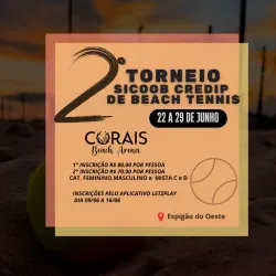 2° TORNEIO SICOOB CREDIP DE BEACH TENNIS - FEMININO C