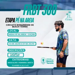 FRBT300 - ETAPA PÉ NA AREIA  - Dupla Masculina D