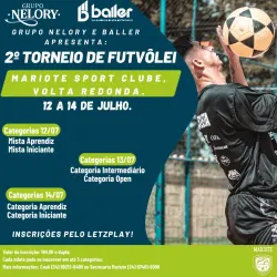 2º TORNEIO DE FUTVÔLEI DO MARIOTE SPORT CLUB - CATEGORIA APRENDIZ