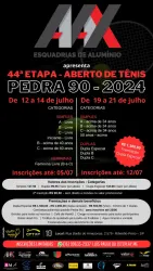 AAX - 44º Aberto de Tênis 2024 - Pedra 90 - Ribeirão Preto - CFTRP - Categoria - B acima de 34 anos
