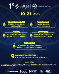 1° SAGA VOLKS Open de Duplas - SOMA 6