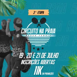 3ª Etapa Circuito Na Praia de Beach Tennis - Duplas Feminino Iniciante