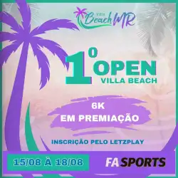1º Open Villa Beach (Tupaciguara - MG) - Dupla Masculino C