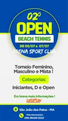2º OPEN DE BEACH TENNIS - ARENA SPORT CLUB - - FEMININO D