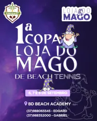 1ª Copa Loja do Mago de Beach Tennis - Feminina B