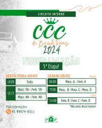 5ª Etapa - circuito interno BT - Masculino B 